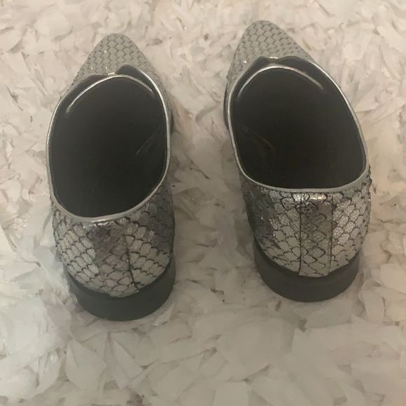 ISOLA |Silver Leather Loafers | size 7.5 - Picture 8 of 10